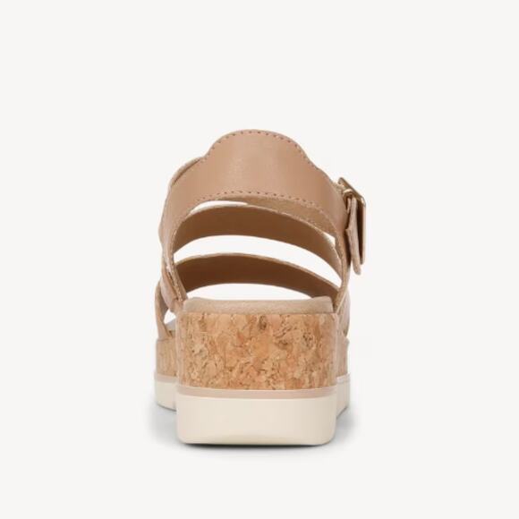 NEW Dr. Scholl's Women's Once Twice Platform Sandal Tawny Brown Synthetic Sz 10M - Picture 5 of 11